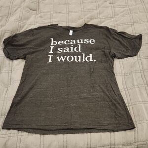 American Apparel Dark Gray Short Sleeve Tee Size L!